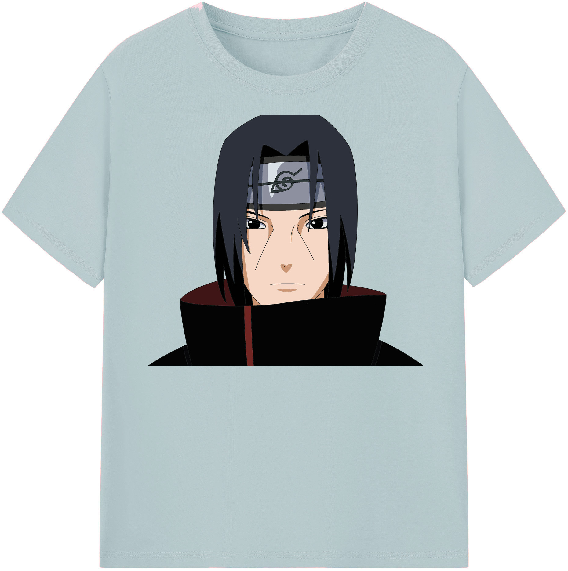 （画像用） NARUTO -ナルト- うちは イタチ Uchiha Itachi 綿100％半袖Tシャツ（フロントプリント）